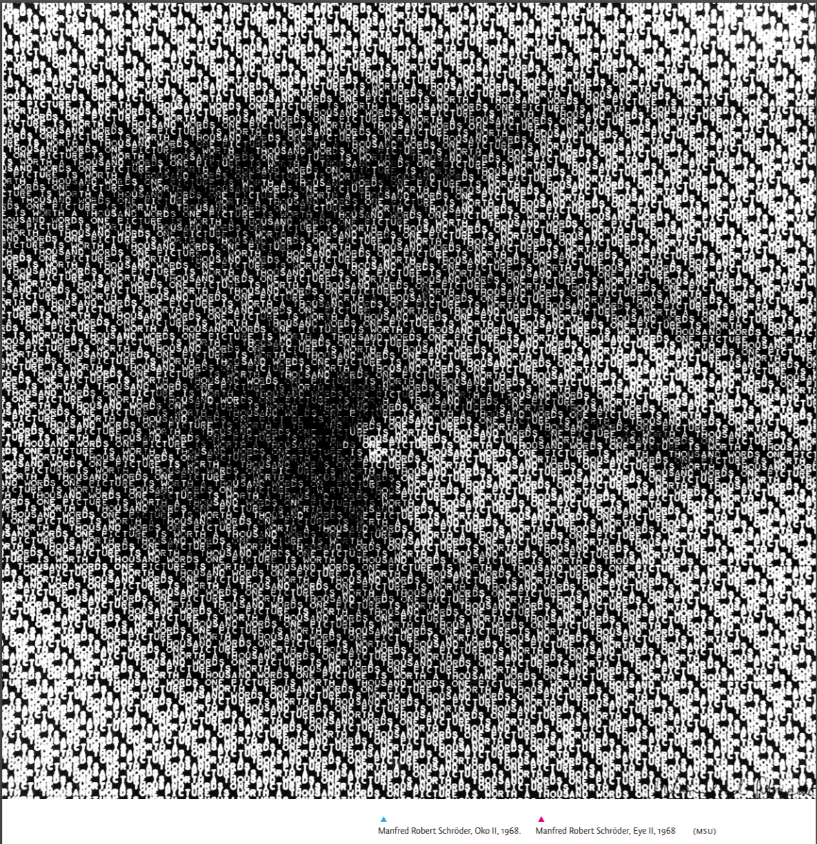 Use text/typography to make a picture. / Observable Ambassadors | Observable