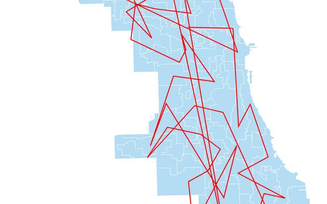 Chicago Ward Scribble Map Patrick Sier Observable