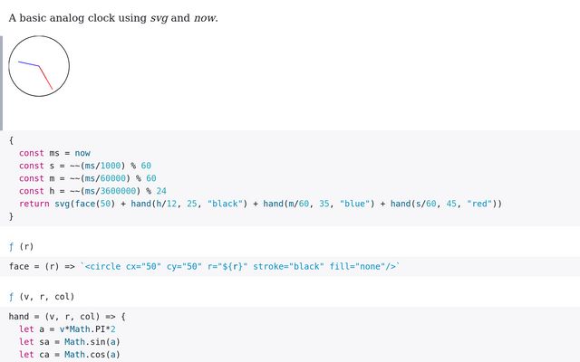 Clock Harlyq Observable