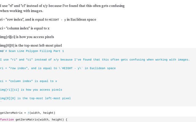 Scan Line Polygon Filling Part 1 / wao.ai | Observable